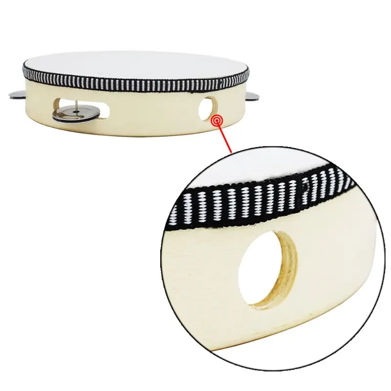 SHUFFLE 8 &quotручной Тамбурин барабан колокол береза металлический ударный