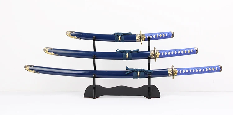 Бесплатная доставка декоративный меч японский самурайский набор мечи 3 шт. с