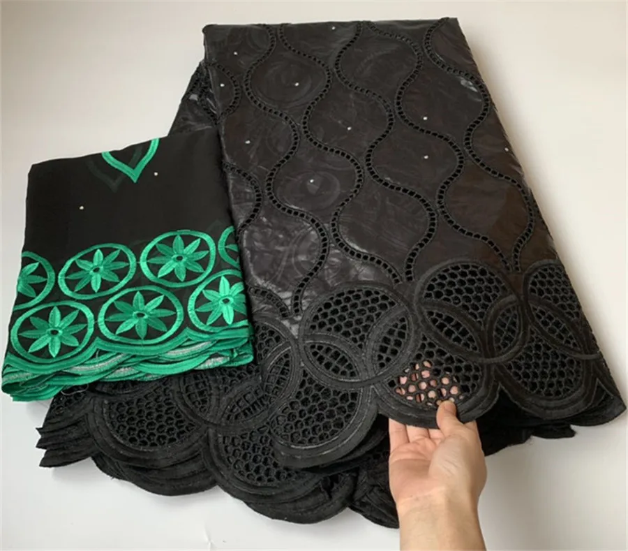 7 ярдов нигерийская кружевная ткань 2020 Высококачественная Африканская