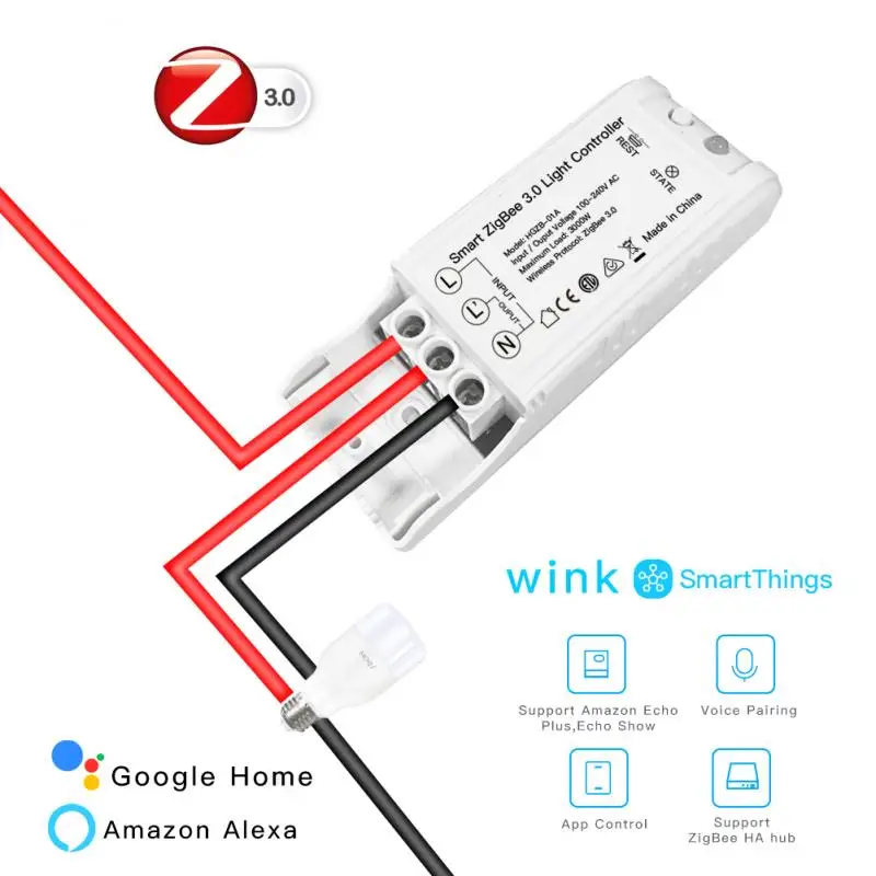Умный светодиодный диммер Zigbee 3 0 с Wi Fi и управлением через приложение|Модули для