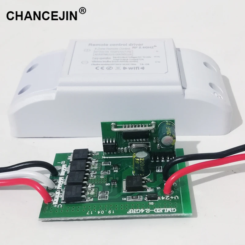 2.4GHz LED color temperature adjustable controller Input 12-24V Output maxium current 2A remote control device | Освещение