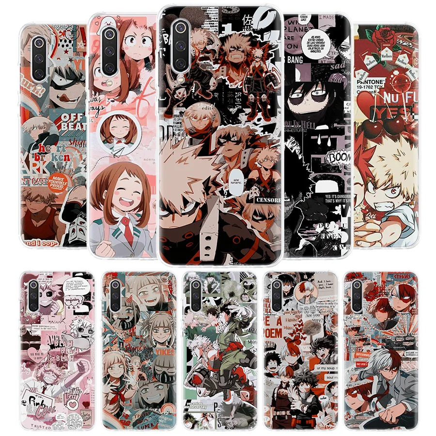 

My Hero Academia Manga Cover Phone Case for Xiaomi Redmi Note 11 10 9 8 Pro 11S 11T 11E 10S 9S 9T 8T 7 6 5 5A 4X Max 5G Coque Ca