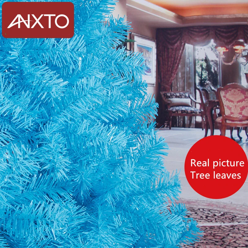 120 см Рождественская елка черная синяя искусственная украшения Рождественские