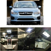led interior car lights for subaru impreza estate gg hatchback gp impreza saloon gd gj gr car accessories lamp bulb error free
