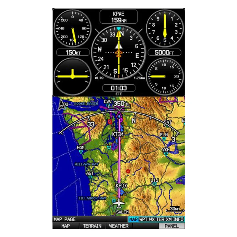 Сенсорная спутниковая навигация GPS высокой четкости для пилотов Garmin jiamer Map Aera696