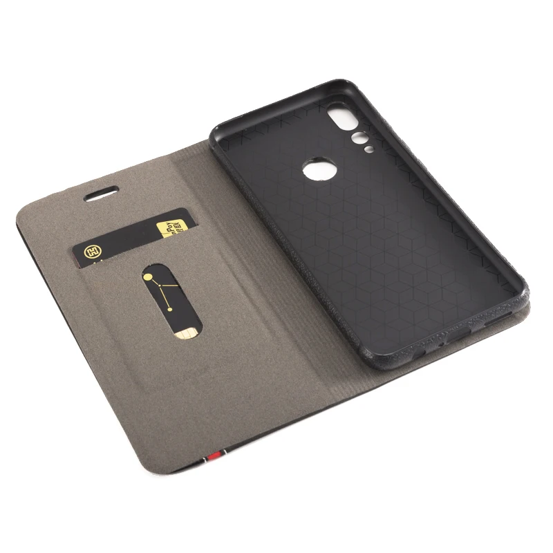 pu leather wallet phone bag case for umidigi a5 pro flip book case for umidigi a5 pro business case soft tpu silicone back cover free global shipping