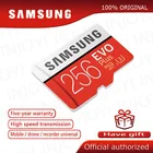 Карта памяти MicroSD SAMSUNG EVO Plus, карты памяти 16 ГБ 32 ГБ 64 ГБ 128 ГБ 256 Гб microSDHC SDXC Max 80 мс, класс 10