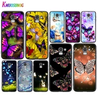 beautiful butterfly for samsung galaxy j2 3 4 5 6 7 8 730 530 330 201620172018star plus prime core duo black soft phone case