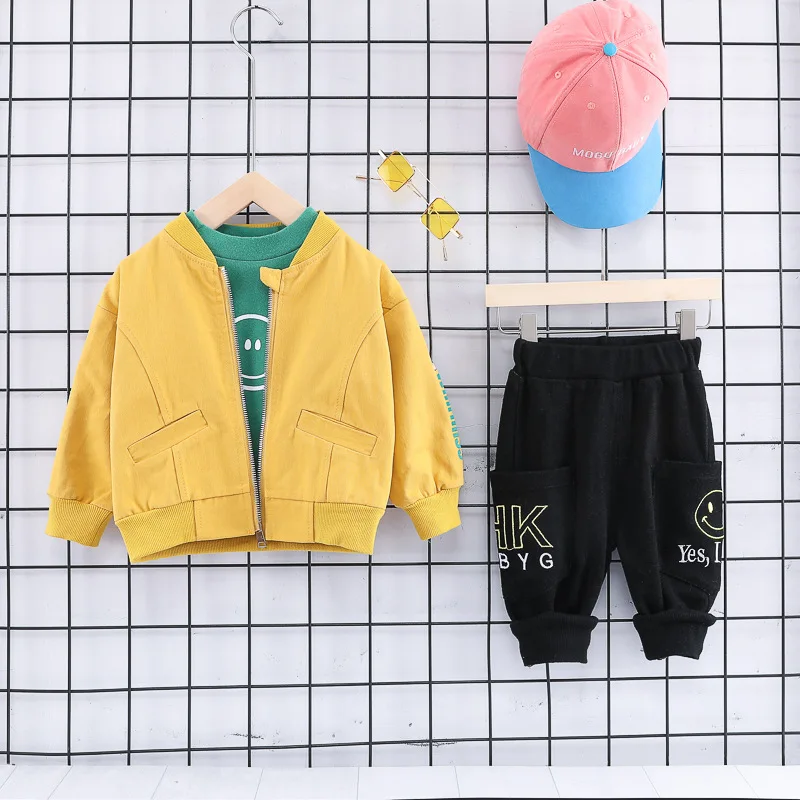 2021 New Baby Boy Suit Clothing Sets Kids Birthday Party Formal Outfits Suit Children Fashion Handsome Toddler Cotton 0-3 Years