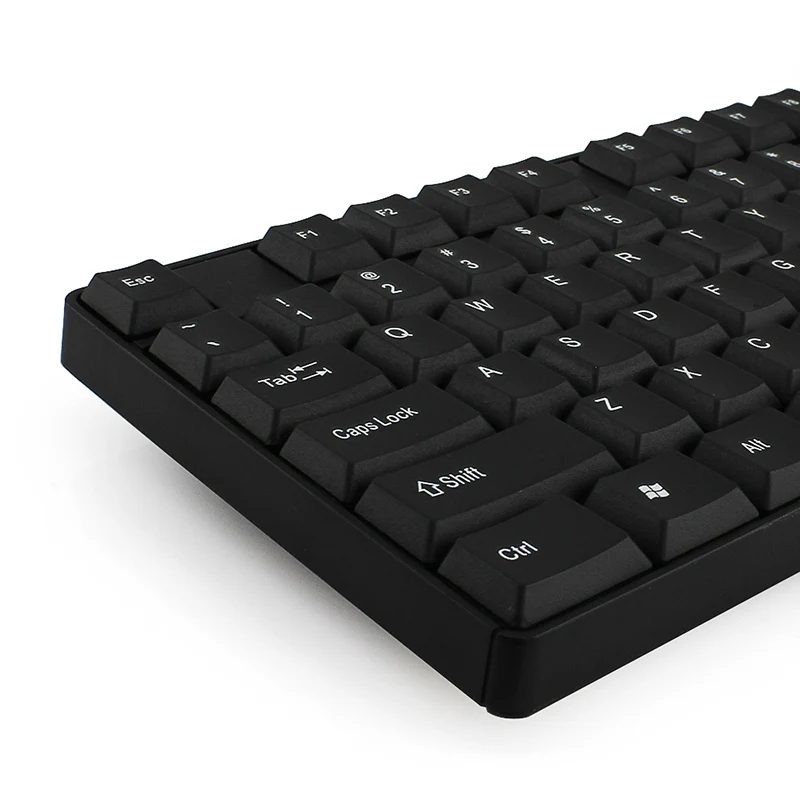 2 4g wireless keyboard and mouse combo ergonomic computer office gamer keypad and usb portable mice kit for macbook laptop pc free global shipping