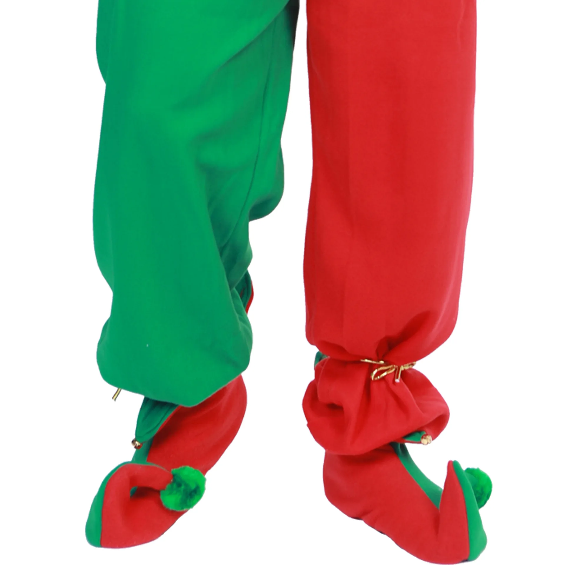 

SATCOPY Christmas Party Carnival Costume Santa Claus Costume Santa Cosplay Man Size Elf Set Clown Costume Adult Outfit