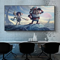 nordic animal funny monkey gorilla wall art posters and prints canvas painting wall art picture for living room home decoration