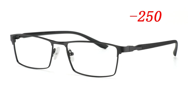 Sun Photochromic Myopia eyewear TR90 Alloy Frame Finished myopia glasses frame comfortable slip-resistant eyeglasses frame Men - Цвет оправы: Молочно-Белый