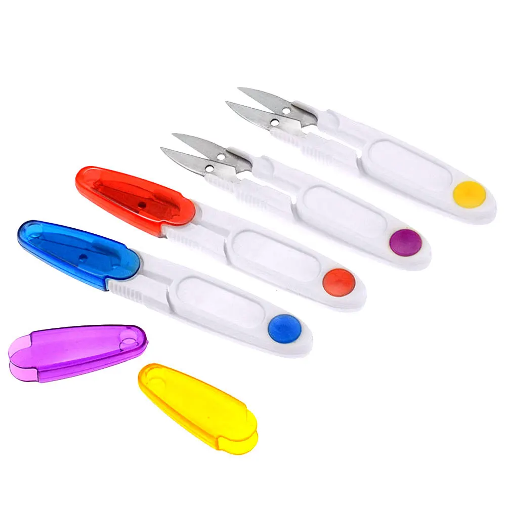 1 шт. красочные новые пластиковые ручки для шитья ножницы инструмент рукоделия |