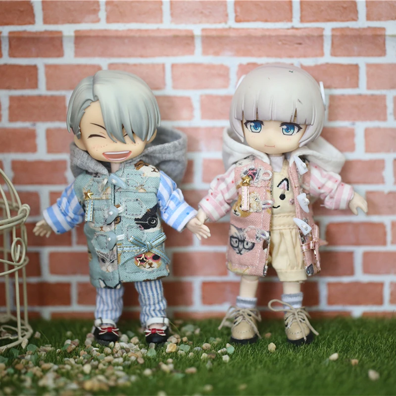 obitsu11 doll ob11 beauty knot pig 1/12 BJD clay handle can wear a cat coat clothes accessories |