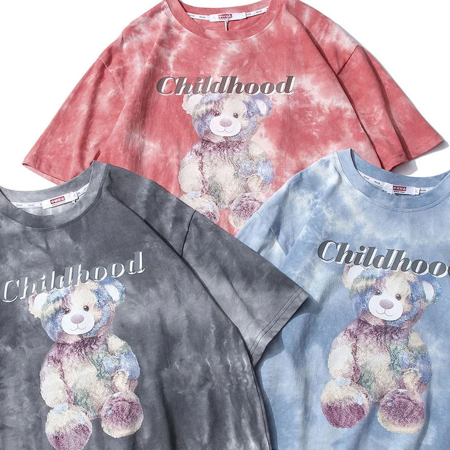 Футболка женская свободного покроя с коротким рукавом и круглым вырезом