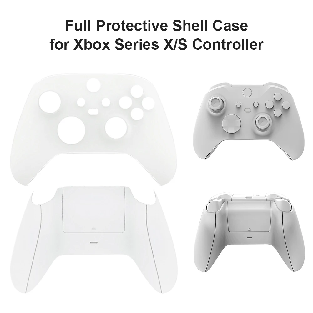 

Replacement Faceplate Cover for XBox Series X/S Controller Front+Back Shell Housing Protective Case for Xbox Series X/S Gamepad