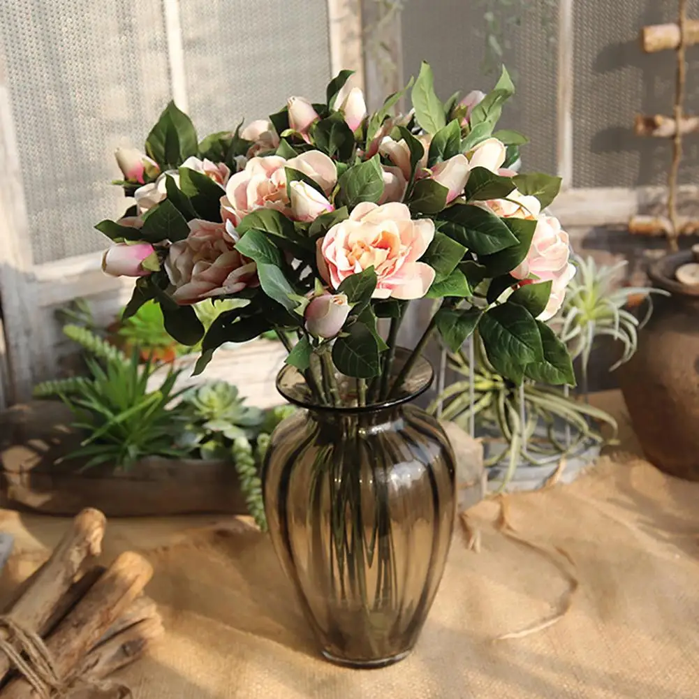 

1Pc Artificial Fake Camellia Simulation Flower Wedding Party Home Decoration