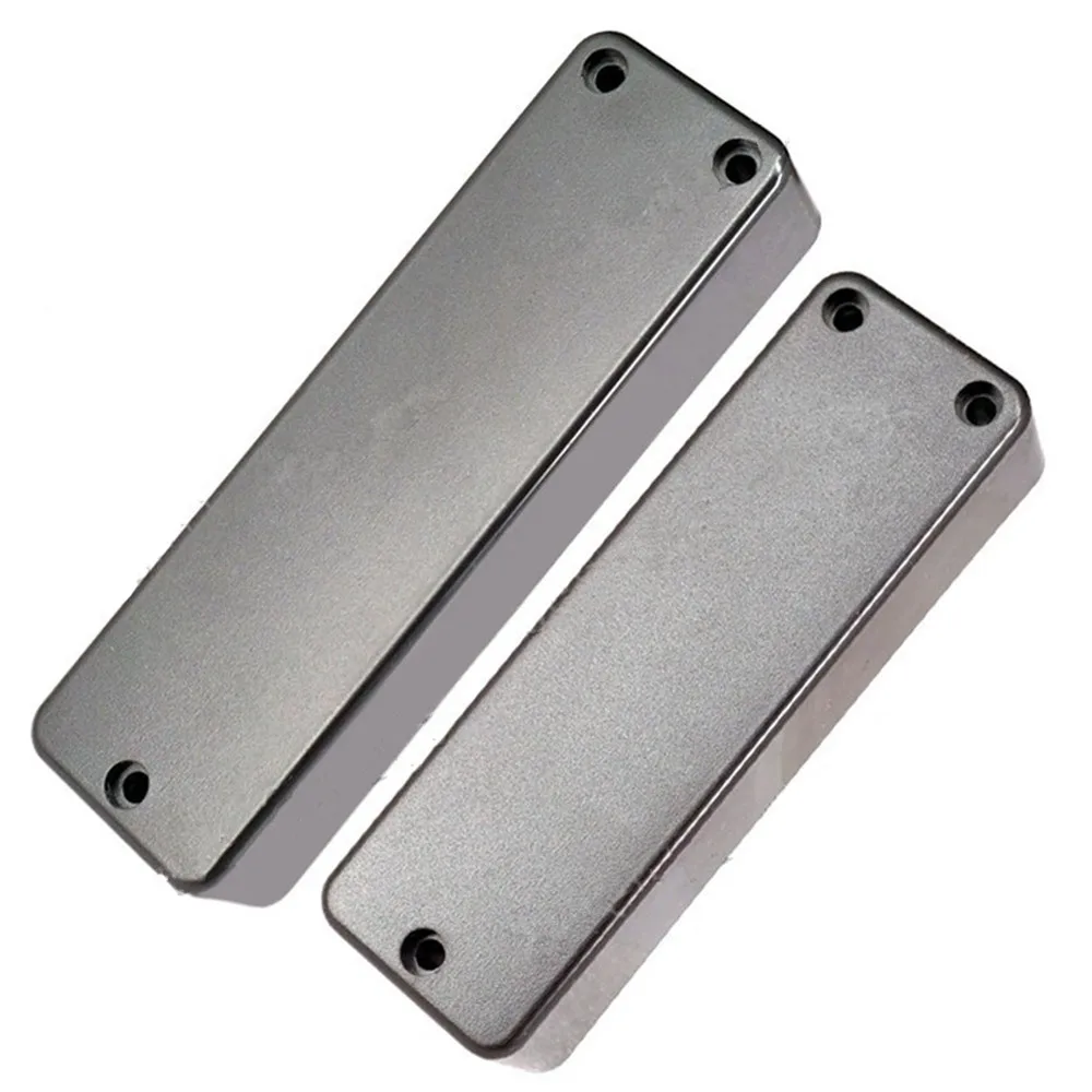 

2Pcs/lot Sealed Closed Type Bass Guitar Pickup Covers Lid Shell Top with 3 Screw Hole length 100MM and108MM for choose