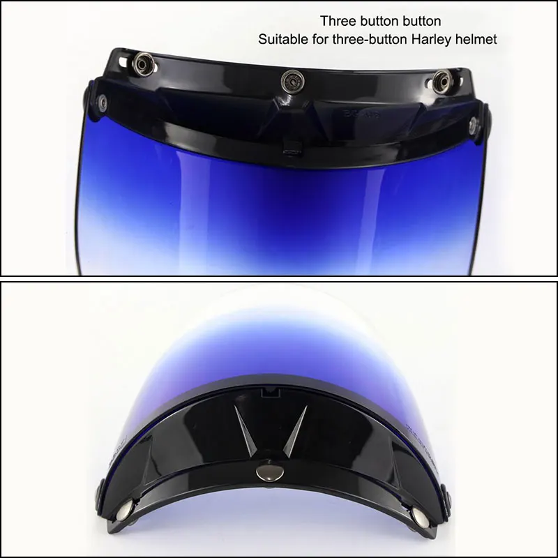 Защитный козырек для мотошлема rcycle ретро шлем с 3 защелками и открытым