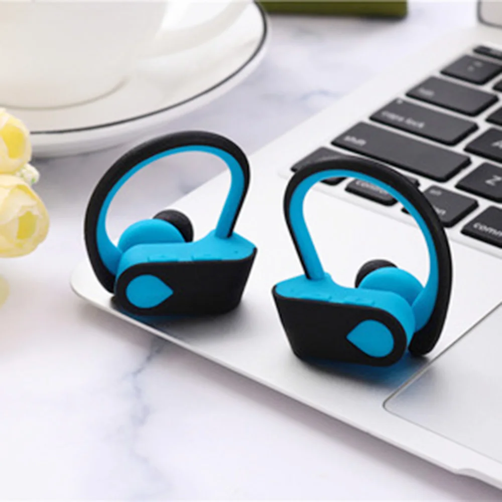 Спортивные наушники W3 TWS с ушным крючком цветные беспроводные миниатюрные Hi Fi