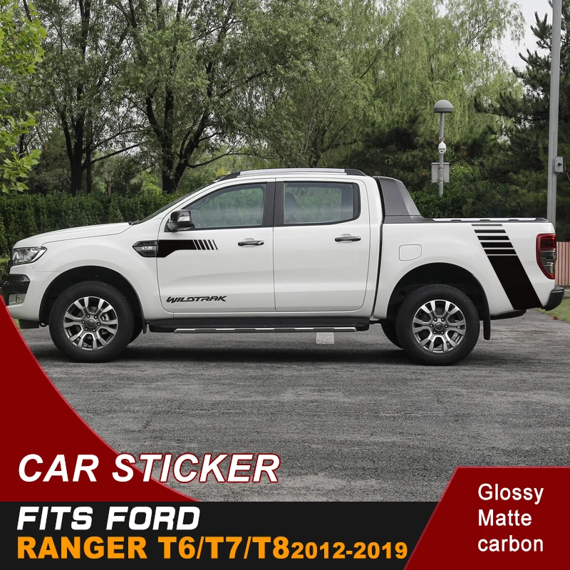 Наклейка на боковой кузов Виниловая наклейка с рисунком кровать и заднюю дверь