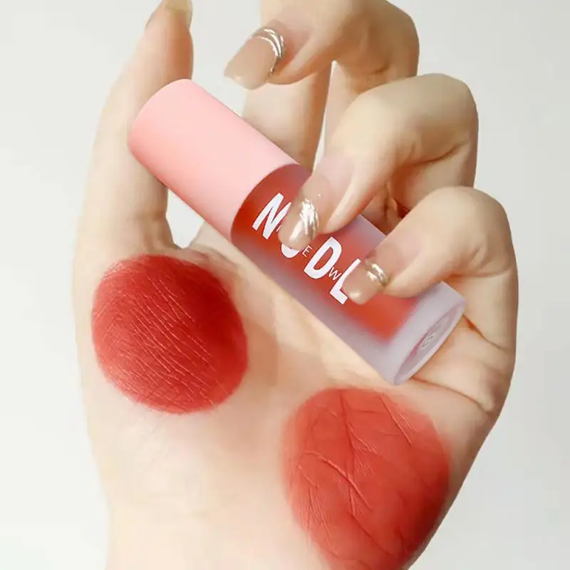 

Matte Lip Gloss Waterproof Lip Makeup Liquid Lipstick Women Beauty Cosmetic Moisturizing Lip Tint Nude Natural Brightening Skin
