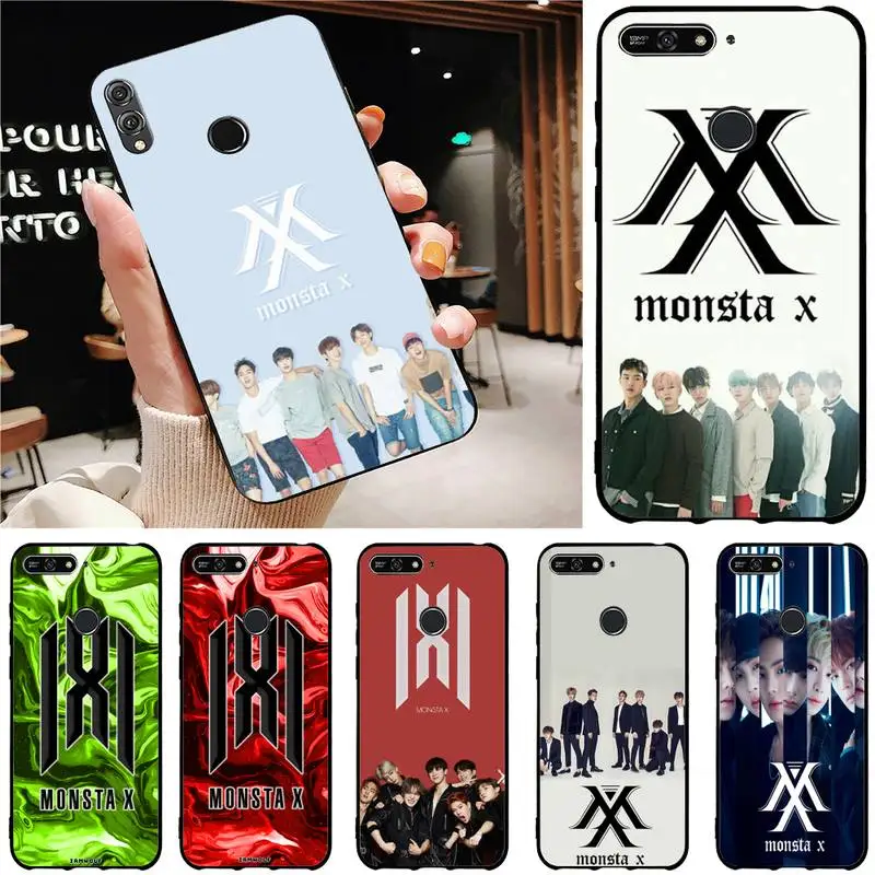 

Korean Idol Monsta X Phone Case For Huawei Honor 8 X 9 10 20 V 30 Pro 10 20 Lite 7A 9lite Fundas Case