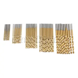 DRELD, 50 шт в наборе, аксессуары для сверления дерева инструмент HSS сверло набор высокого Скорость Сталь сверлильный деревообрабатывающий Мощность инструменты 11.522.53 мм