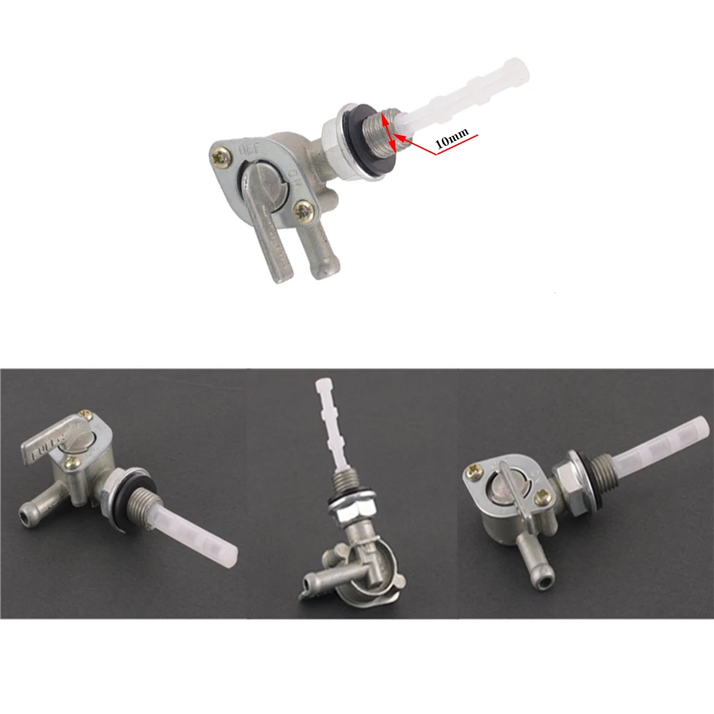 

10mm Fuel Petrol Tank Tap Petcock Switch Generator Pit Dirt Bike Motorcycle For ATV Quad Pocket Pit Dirt Bike Go Kart