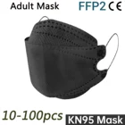 10-100 шт., маски fpp2 для взрослых, из нетканого материала