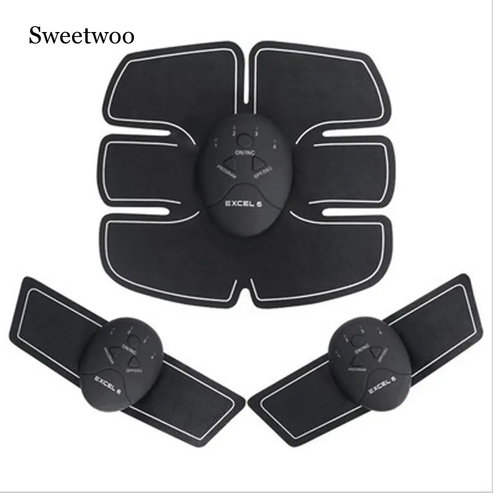 Мышцы Массажер обучающей Форма Fit Комплект ABS шести Pad брюшной электрический