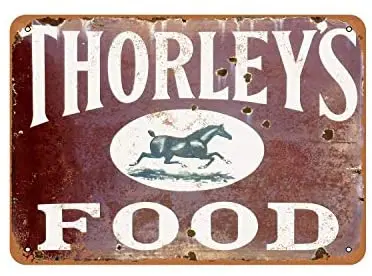 

Rustic Thorley's Horse Food Vintage Look Metal Sign