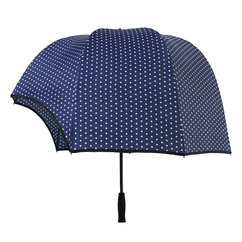 

Windproof Helmet Shaped Dome Umbrella, Couple Dome Parasol,Vibrating Helmet Reverse hat Transparent Golf Umbrella