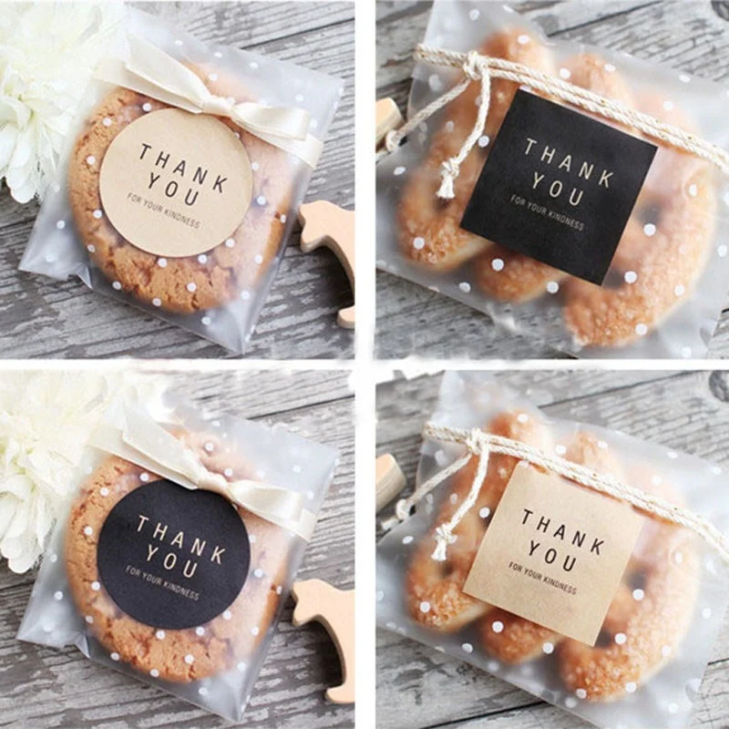 120 шт. наклейки спасибо для упаковки торта сделай сам на Рождество День