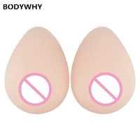 bodywhy hot selling silicone fake breasts teardrop shaped soft pads full ladies false boobs 200 3600gpair