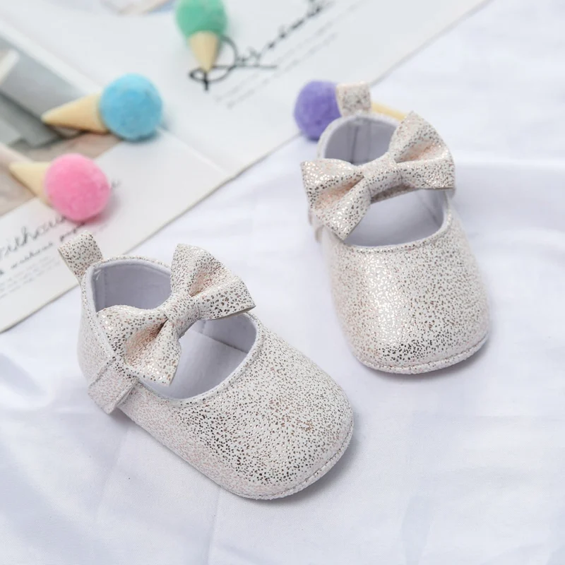 Нескользящие дышащие детские ботинки для младенцев обувь принцессы с милым