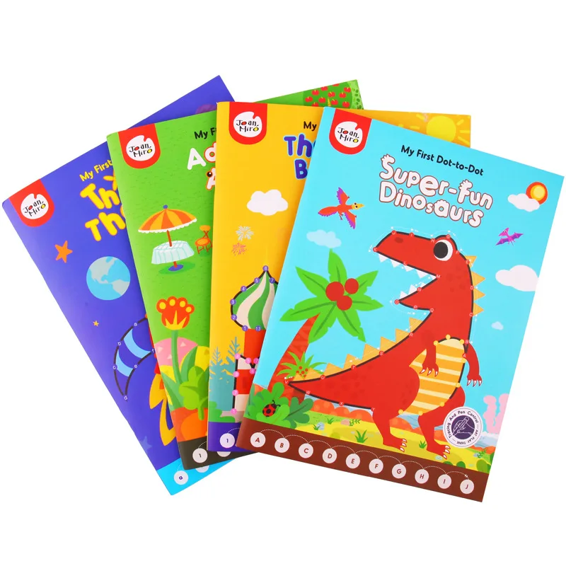

Children Education Enlightenment Puzzle Recognition Book Kid Early Education Drawing Notebooks Watercolor Coloring Hand-Drawn