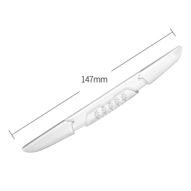 6 шт. автомобиль противоскользящая полоса зеркало прозрачные защитные резиновые