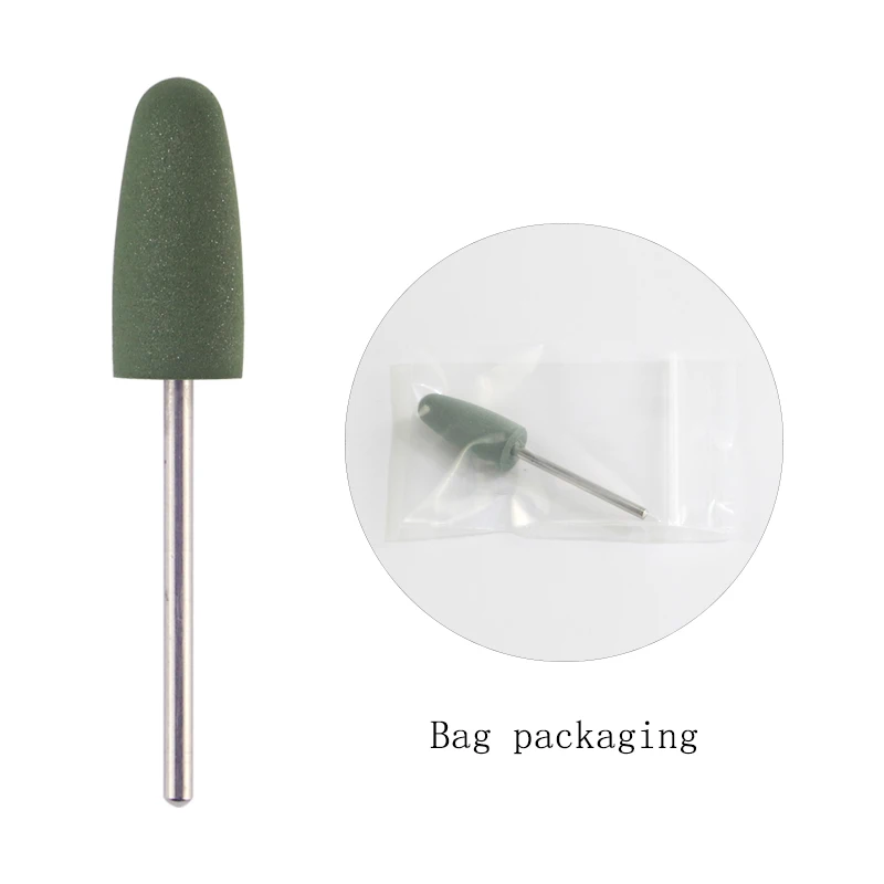 F03-bag packaging 1 шт. сверла для ногтей, силиконовая шлифовальная машина для лака для ногтей, роторные заусенцы для кутикулы, резак для маникюра, электрические аксессуары, инструменты - Цвет: F03-bag packaging