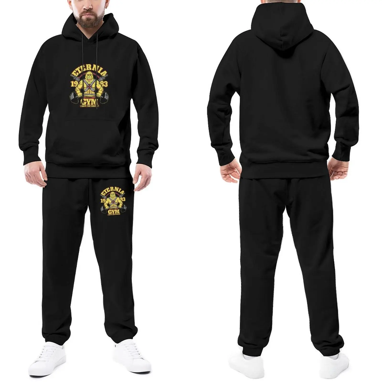 

Skeletor Mens Tracksuit Set Eternia Gym Sale Sweatsuits Man Sweatpants And Hoodie Set Running
