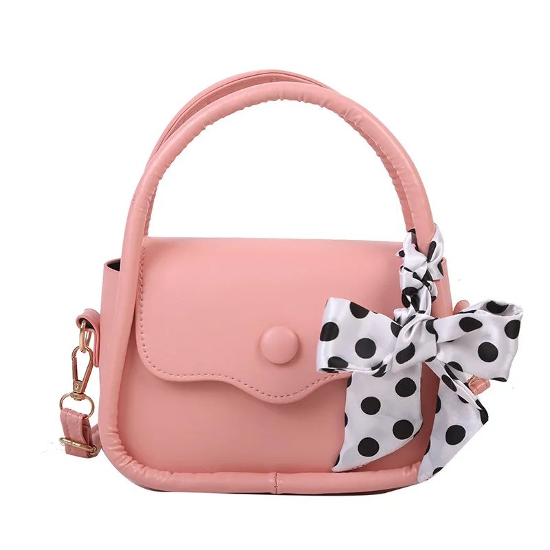 

Solid Color Pairs of Portable Women's Bag 2021 New Silk Scarf Shoulder Bag