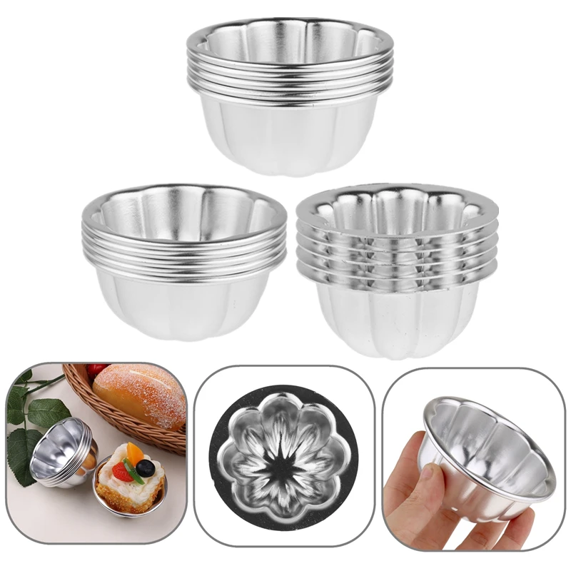 5 шт. формы для выпечки антипригарные из алюминиевого сплава яичного пирога в