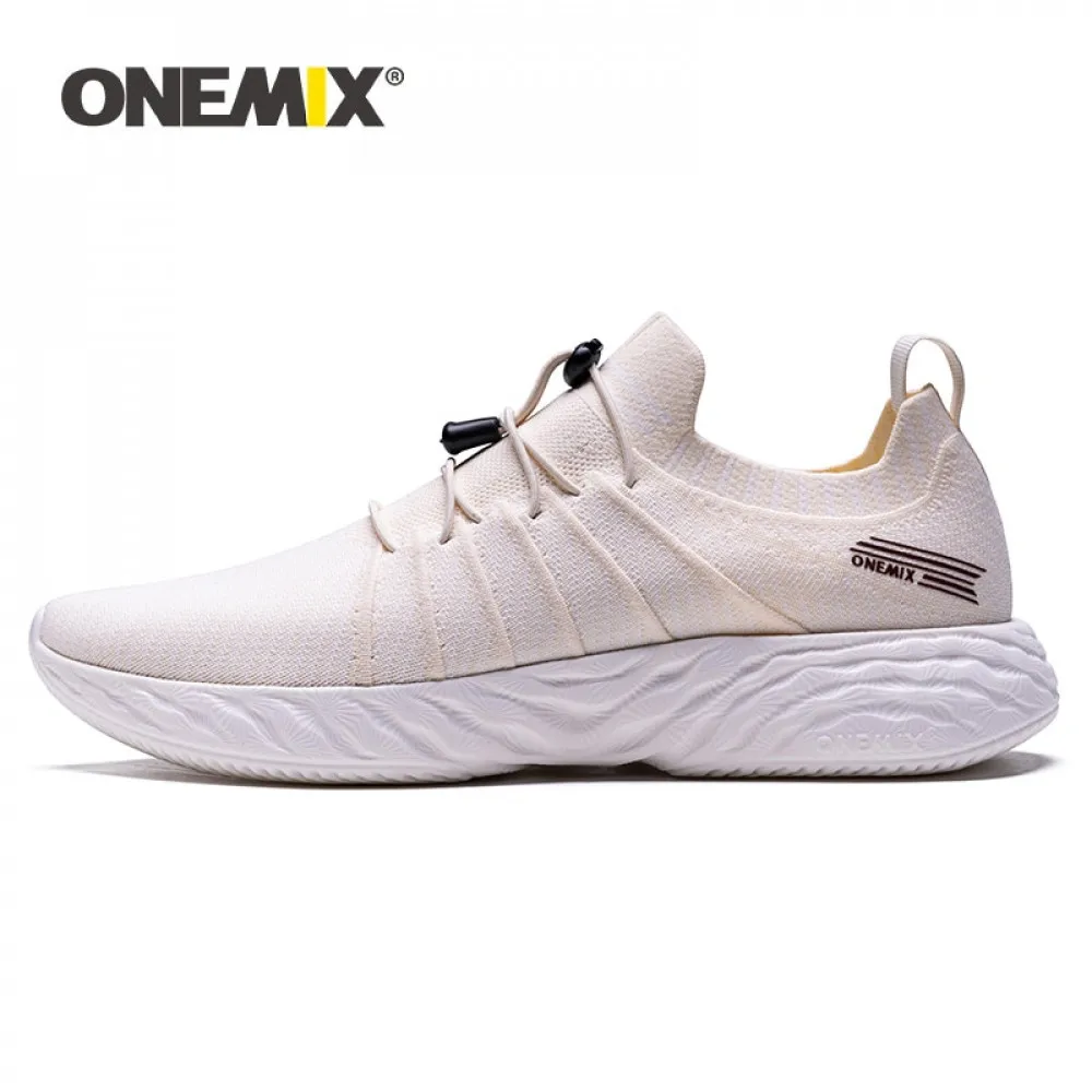 ONEMIX прогулочная спортивная обувь для мужчин летняя без шнуровки сверхлегкая