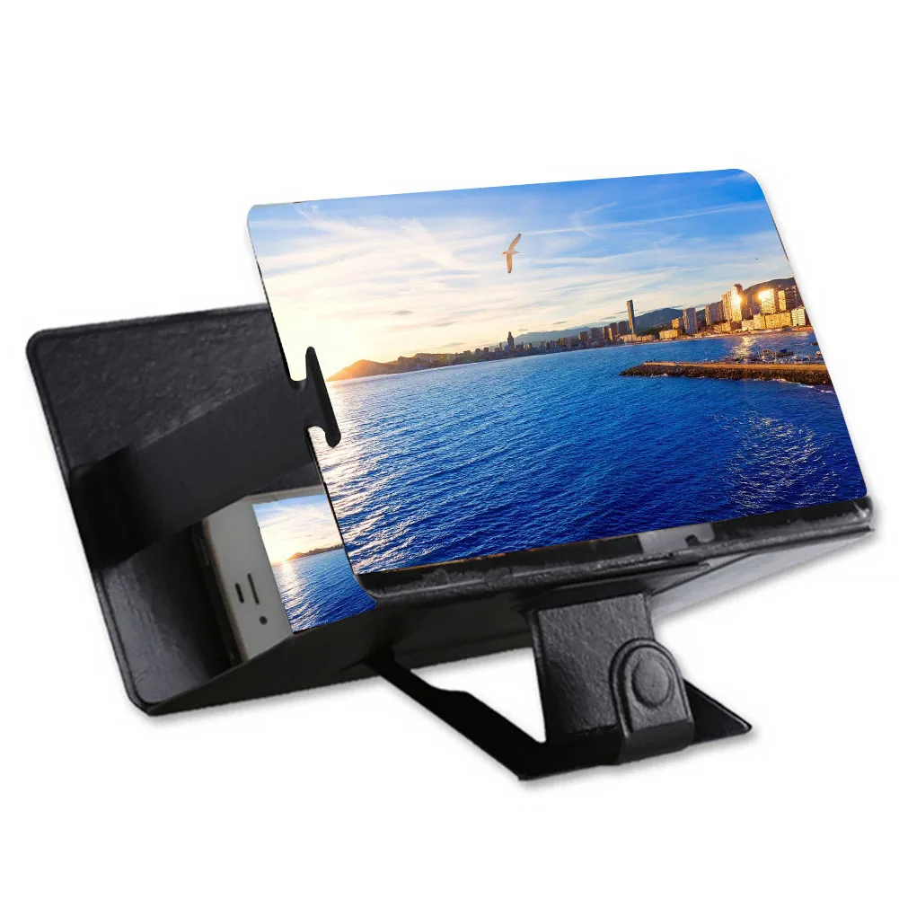 Мини проектор усилитель экрана телефона HD плеер видеоплеер подставка для