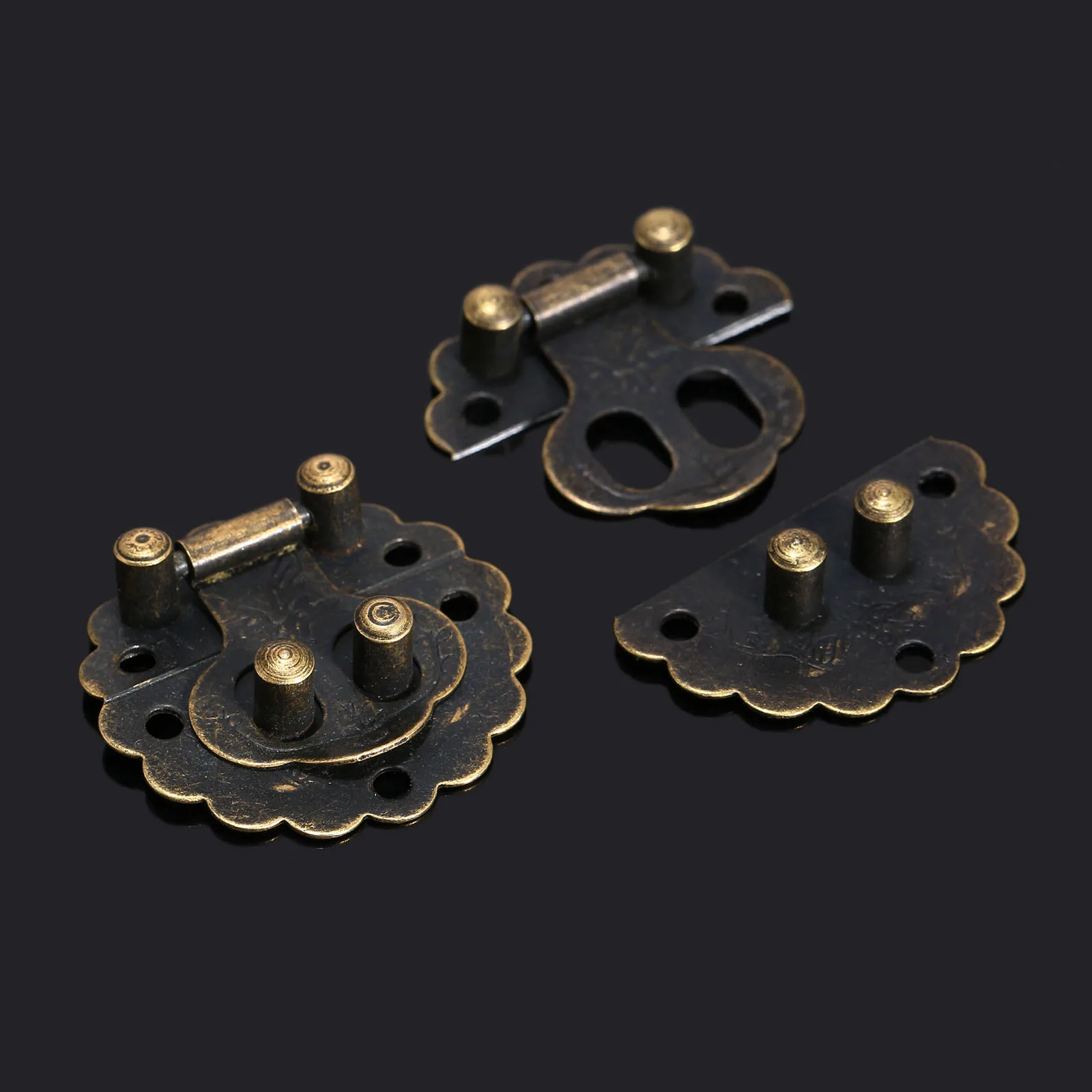 Замки с защелкой под античную бронзу винтажные замки круглые нагрудные