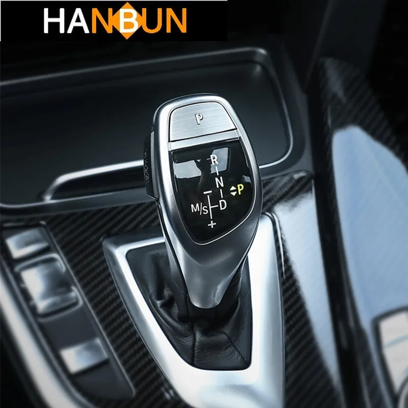 

Car Styling Console Gear Shift Handle P Button Decorative Cover For BMW X3 F25 X4 F26 X5 F15 X6 F16 E70 E71 Interior Sticker