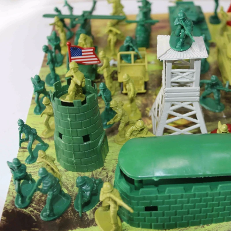 

Military Sand Table Soldier Model Set Scene Building Kids Boy Educational Toys