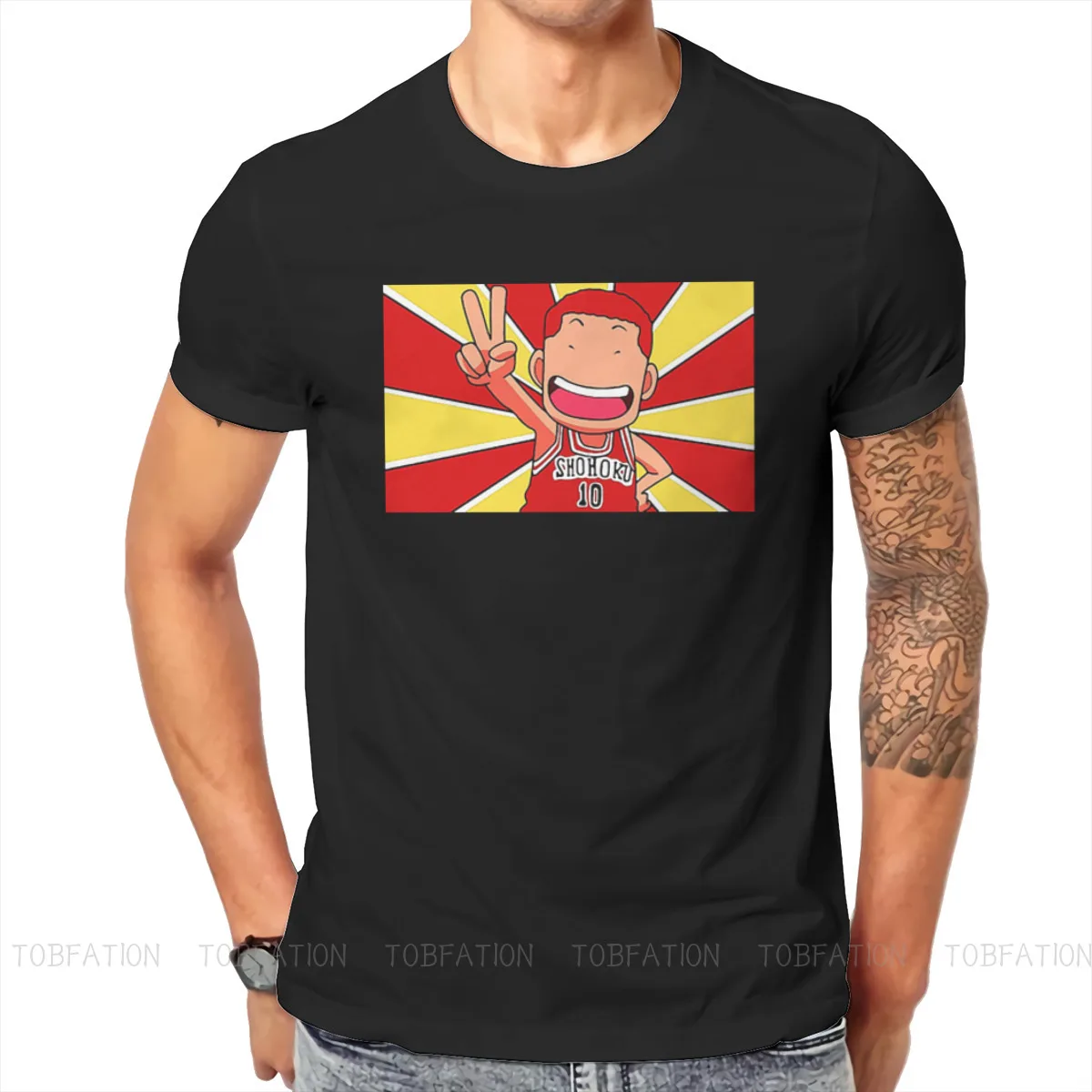 Сламдунк Баскетбол Изображения Футболка Классическая Готический Для Мужчин's