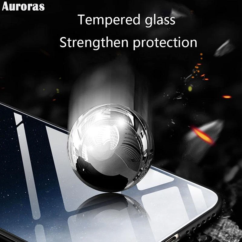 Auroras для iPhone 11 Pro Чехол из закаленного стекла с принтом перьев для Apple iPhone 11 11 Pro Max чехол s